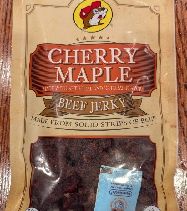 Review: Buc-ee’s Cherry Maple Beef Jerky (A-)